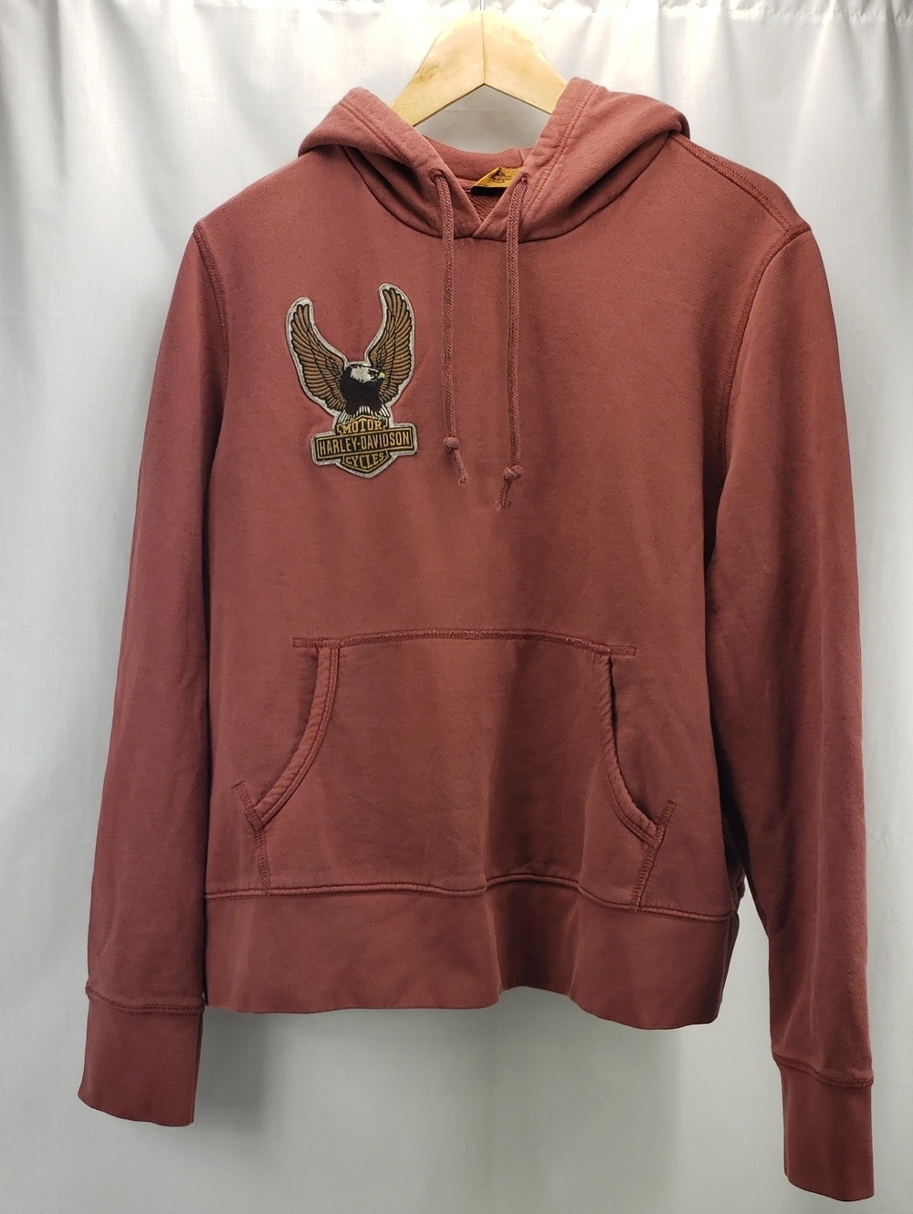 Harley-Davidson Women's Hoodie Sweatshirt Embroidered Eagle Size 2X